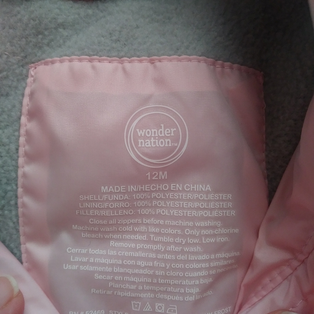 Pink puffer jacket - Picture 4 of 5